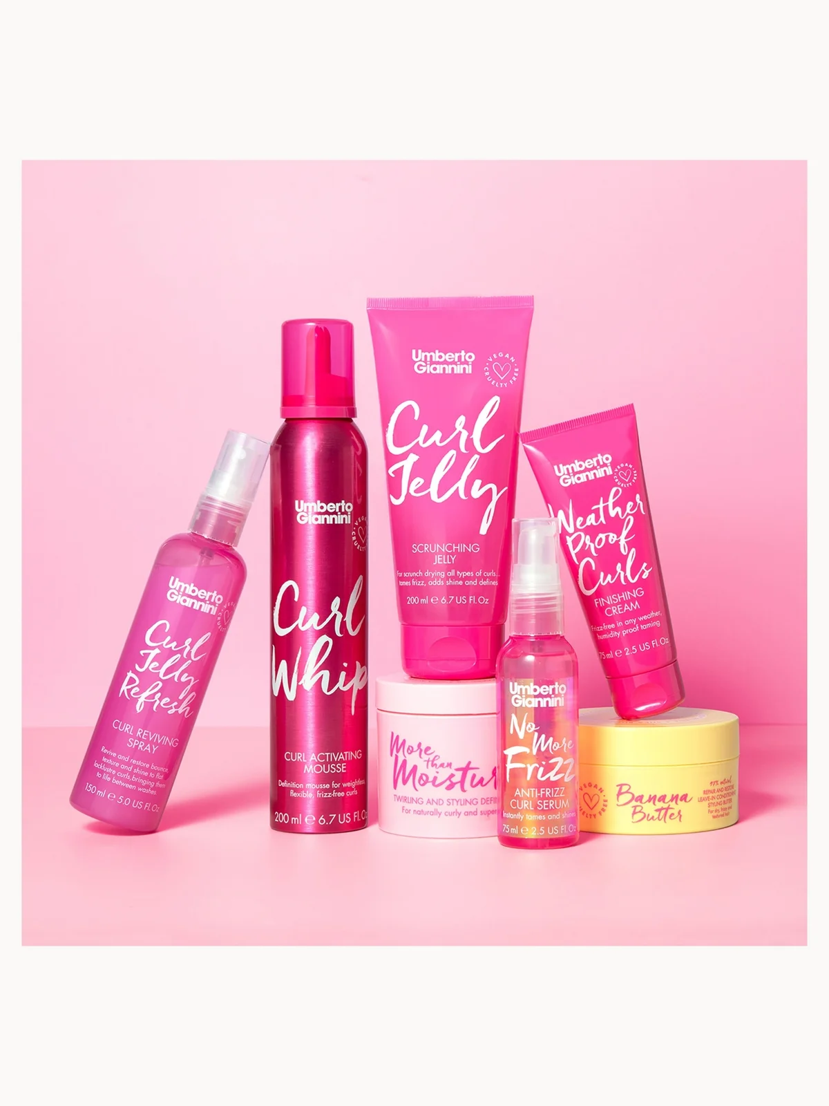 Umberto Giannini Curl Whip Curl Activating Mousse 200ml