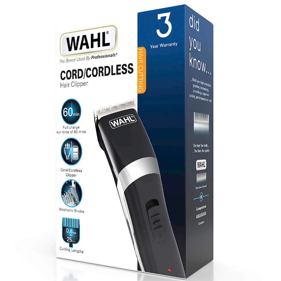 Wahl Clipper Kit Cord/Cordless Black Image 1
