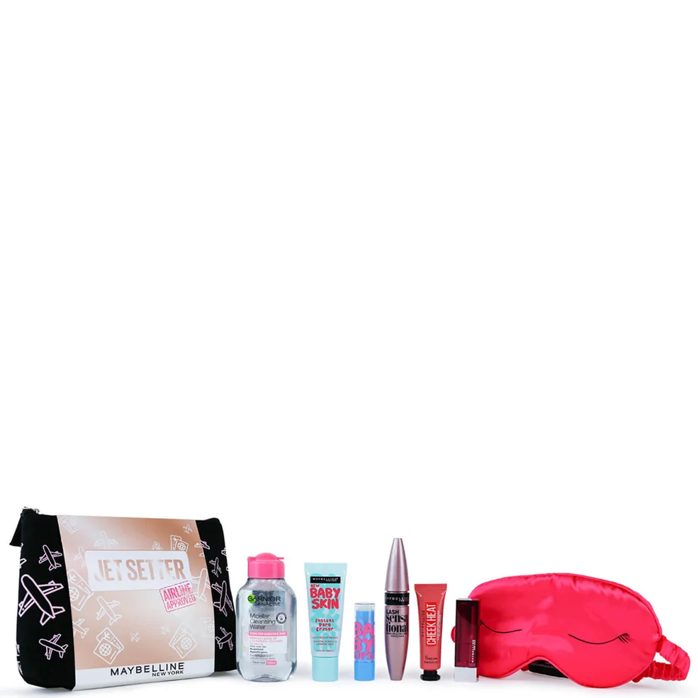 Maybelline Makeup Jet Setter Gift Set Travel Kit for Her (Worth £40.00) Image 1