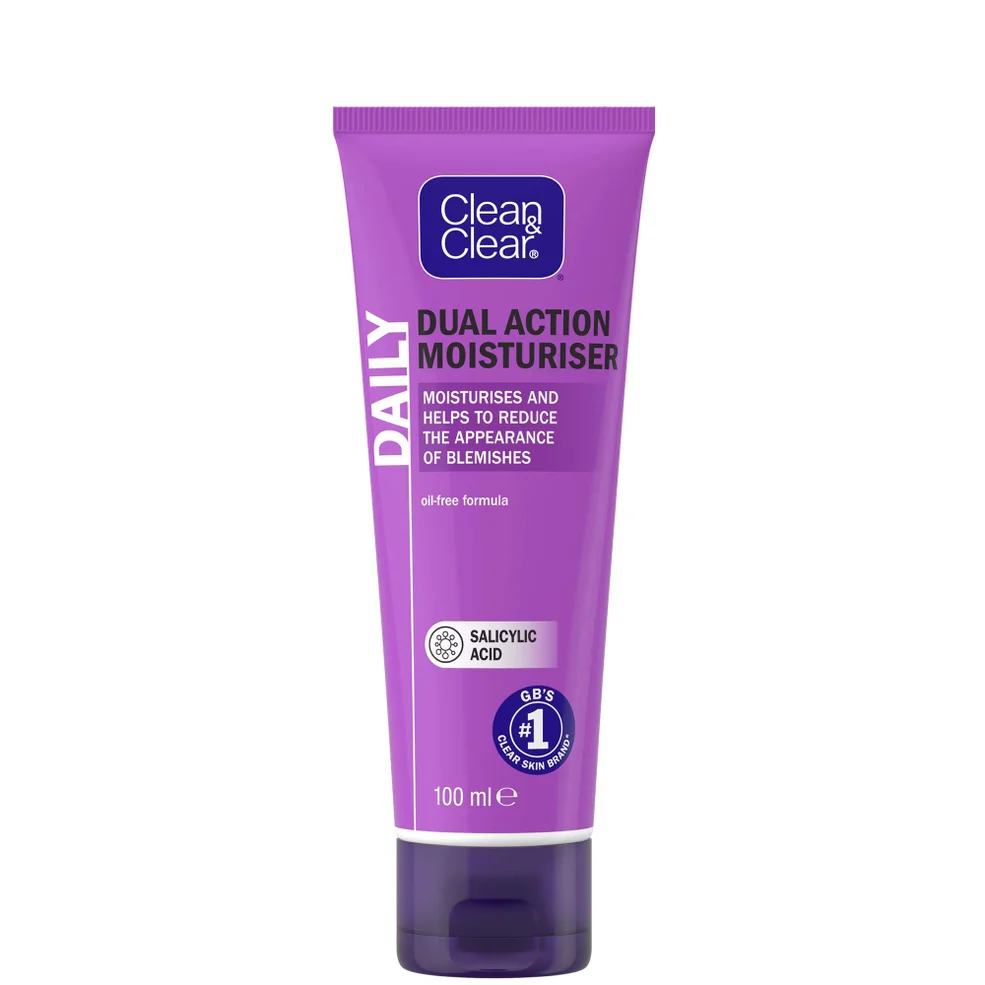 Clean & Clear Dual Action Moisturiser 100ml Image 1
