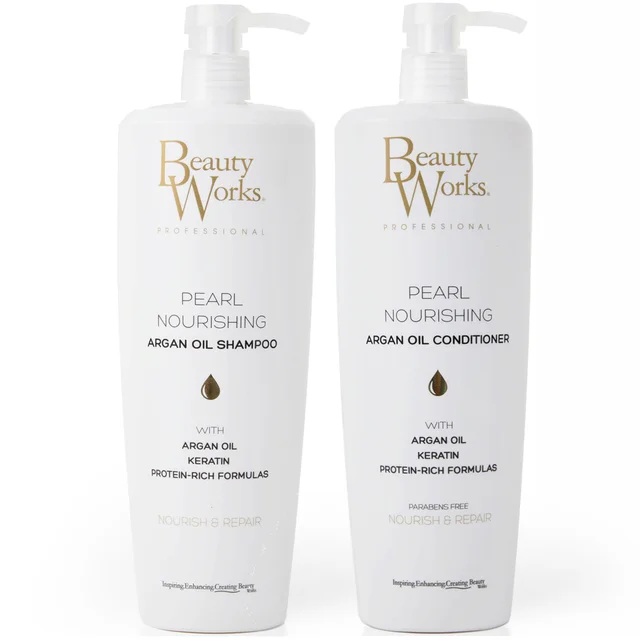 Beauty Works Pearl Nourishing Shampoo and Conditioner Duo 1 Litre