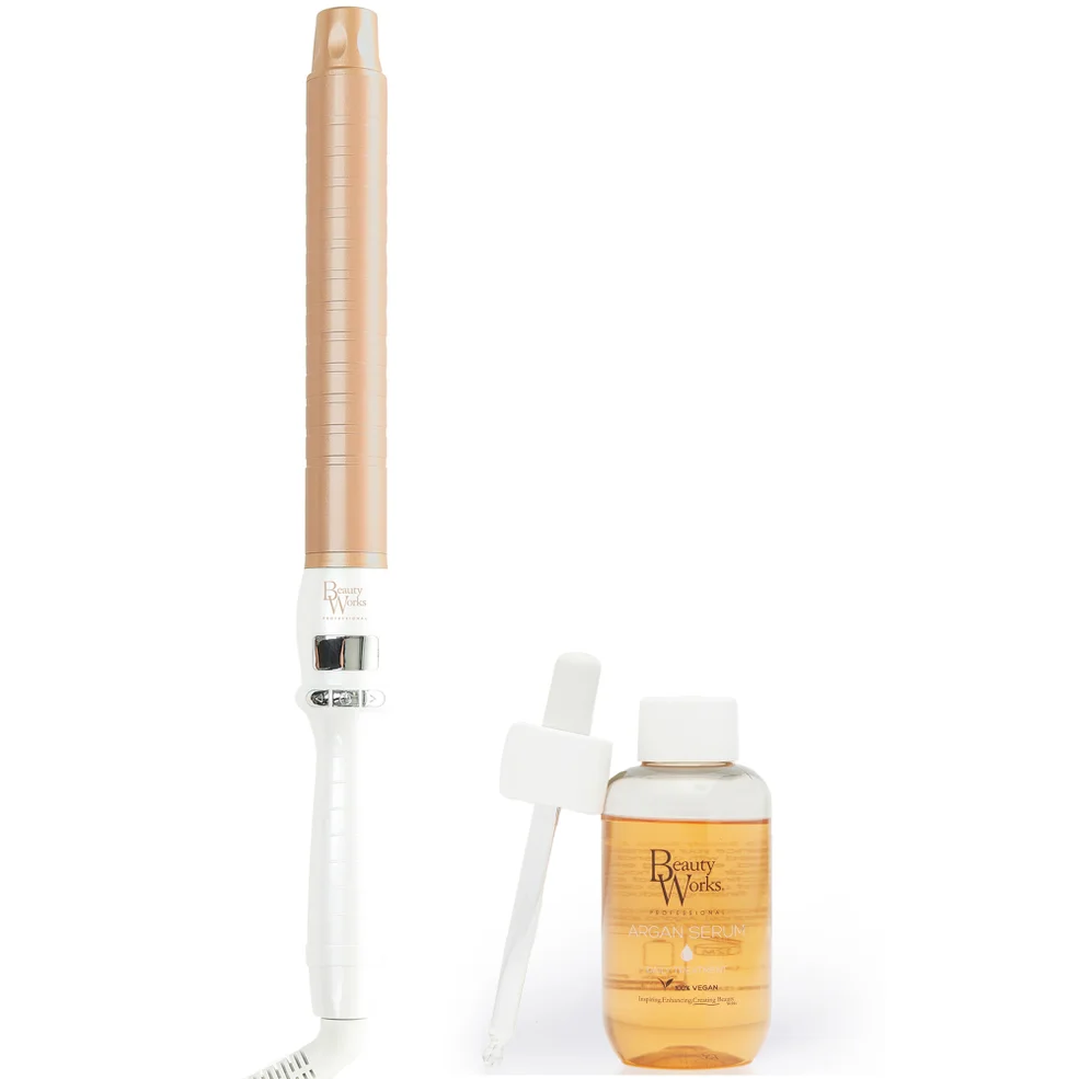 Beauty Works Professional Styler and Argan Serum Bundle Image 1