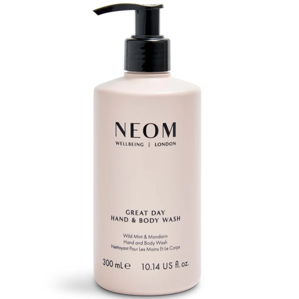 NEOM Wellbeing Great Day Hand and Body Wash 300ml Image 1