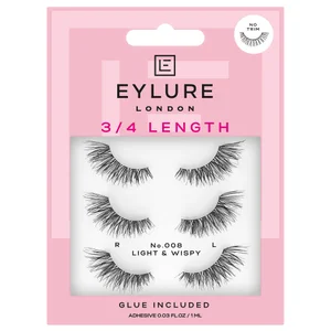 Eylure False Lashes - Fluttery Light No. 008 Multipack - undefined undefined