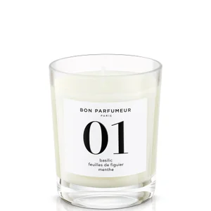 Bon Parfumeur 01 Basil Fig Leaf Mint Candle 180g - undefined undefined
