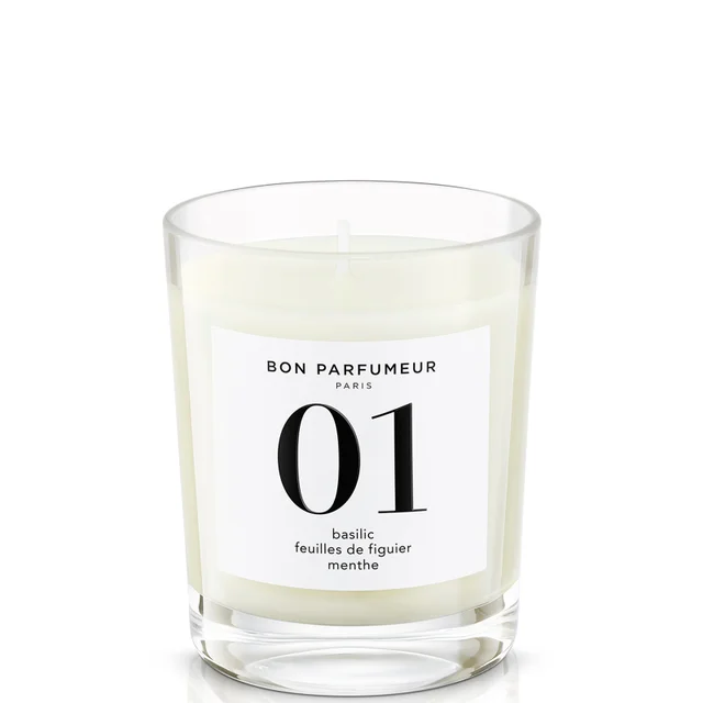 Bon Parfumeur 01 Basil Fig Leaf Mint Candle 180g