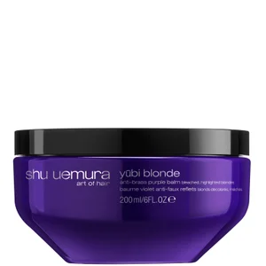 Shu Uemura Art of Hair Yubi Blonde Anti-Brass Purple Balm for Bleached, Highlighted Blonde Hair 200ml - undefined undefined
