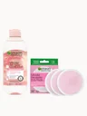 Garnier Makeup Remover Eco Pads and Rose Micellar Water Duo Set