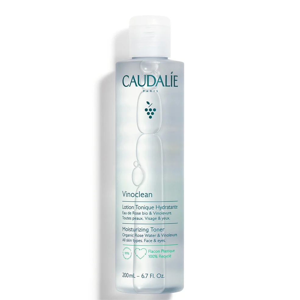 Caudalie Vinoclean Moisturising Toner with Rose Water 200ml Image 1