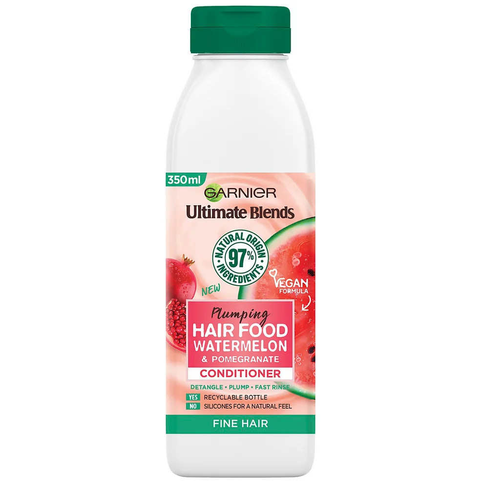 Garnier Ultimate Blends Plumping Hair Food Watermelon Conditioner 350ml Image 1