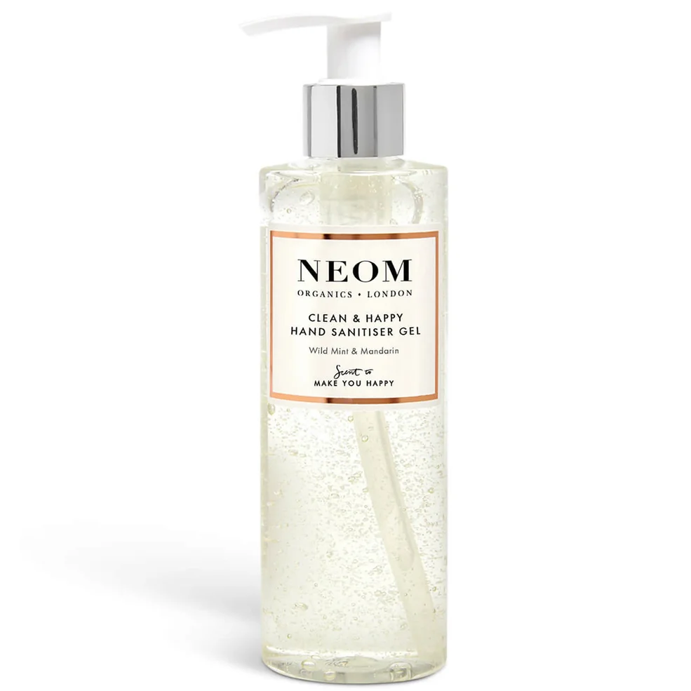 NEOM Clean and Happy Hand Sanitising Gel 250ml Image 1
