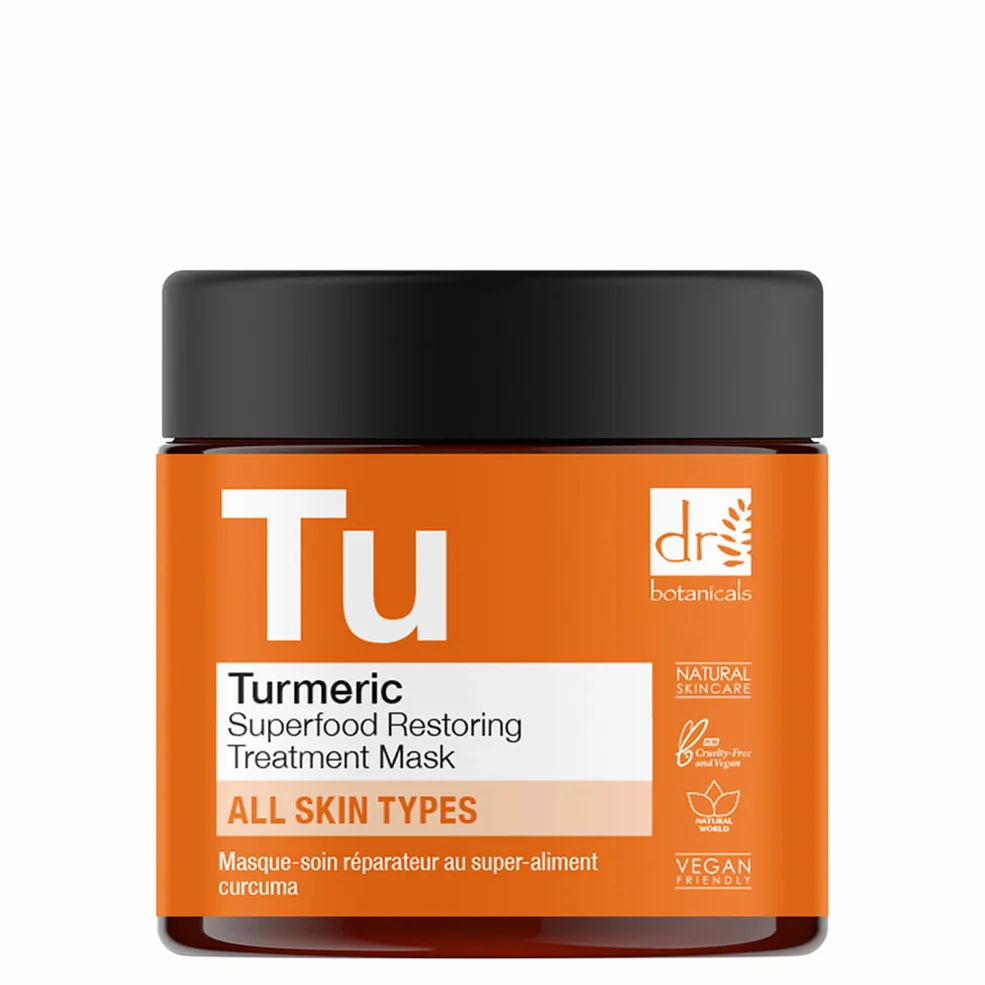 Dr Botanicals Turmeric Superfood Restoring Treatment Mask 60ml Image 1