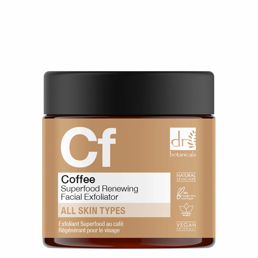 Dr Botanicals Coffee Superfood Renewing Facial Exfoliator 60ml Image 1