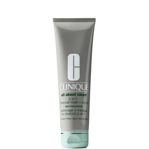 Clinique All About Clean 2-in-1 Charcoal Mask and Scrub 100ml - undefined undefined