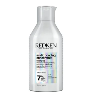 Redken Acidic Bonding Concentrate Shampoo, Bond Repair for Damaged Hair, Sulphate Free for Gentle Cleansing 300ml - Size 300ml