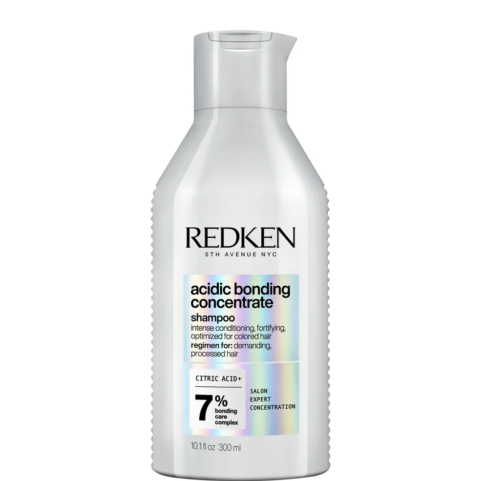 Redken Acidic Bonding Concentrate Shampoo, Bond Repair for Damaged Hair, Sulphate Free for Gentle Cleansing 300ml Image 1