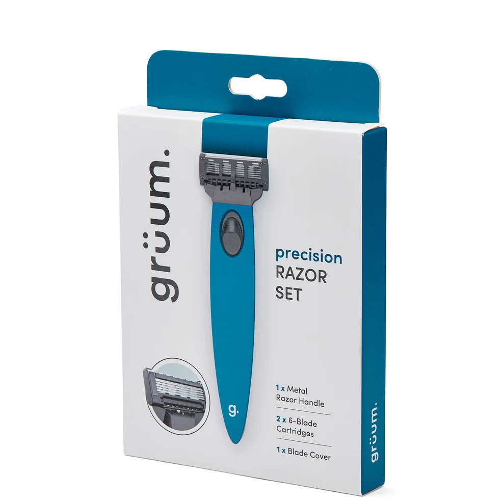 grüum Precision Razor Set - Ocean Blue Image 1
