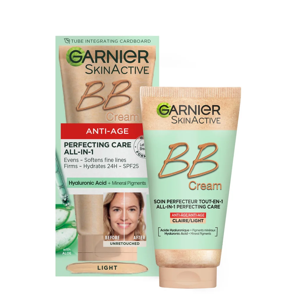 Garnier SkinActive BB Cream Anti-Aging Tinted Moisturiser SPF25 - Light Image 1