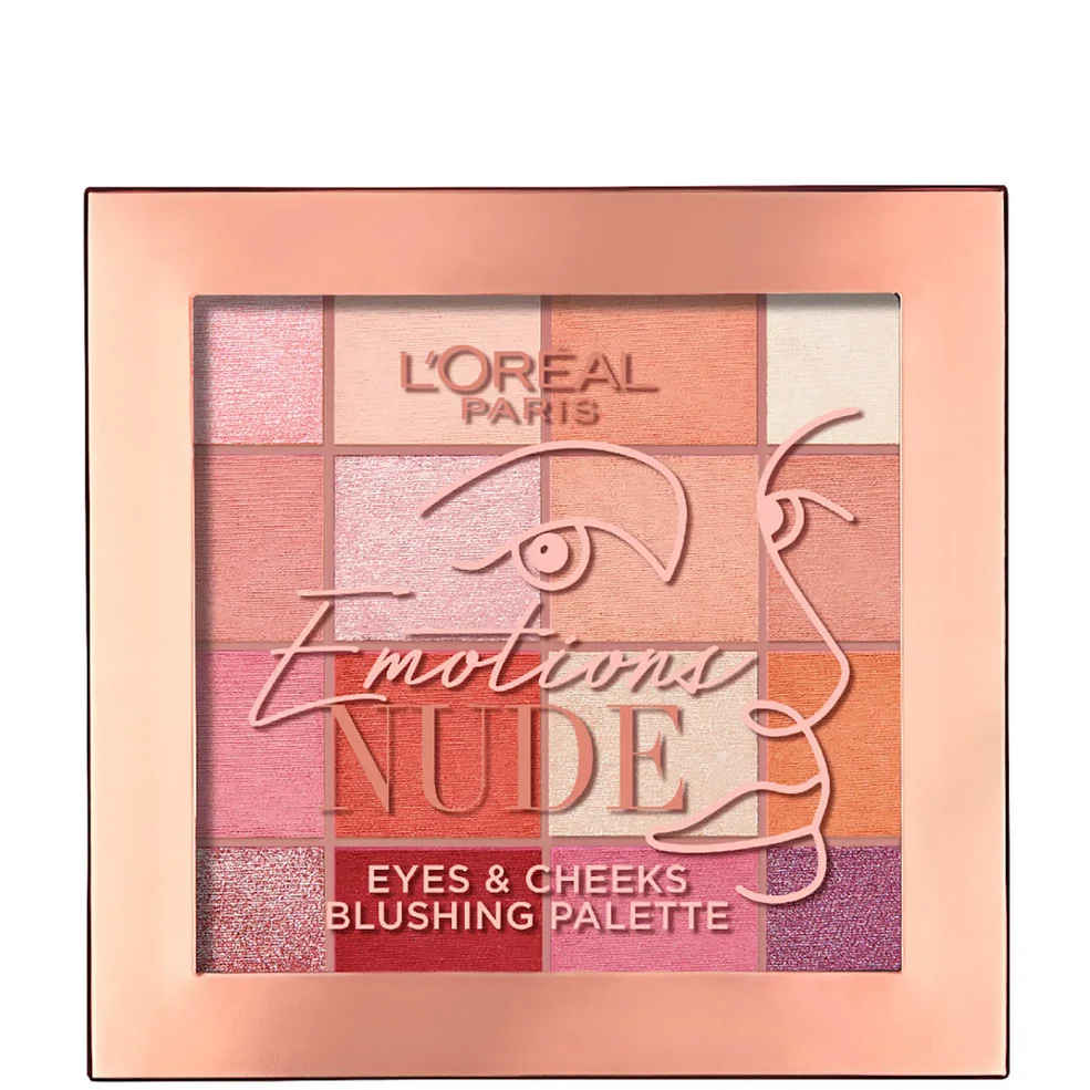 L'Oreal Paris Emotions of Nu Eyes Lips and Cheeks Mega Palette 97g Image 1