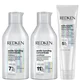 Redken Acidic Bonding Concentrate Shampoo 300ml, Conditioner 300ml and Leave-In Treatment 150ml Bond Repair Bundle