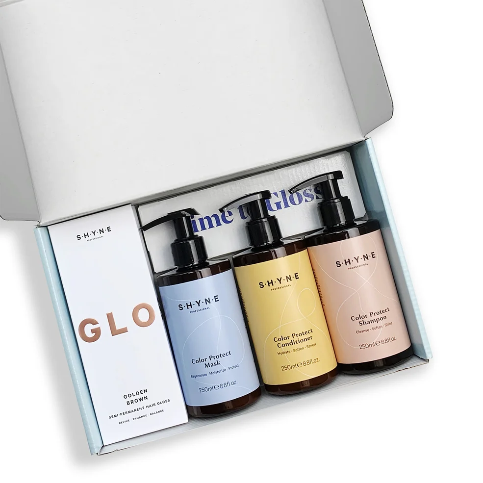 SHYNE Time to Gloss Golden Brown Set Image 1