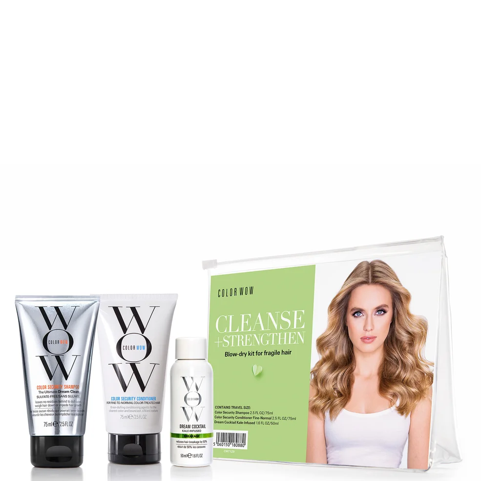 Color Wow Cleanse and Strengthen Blow-Dry Kit Image 1