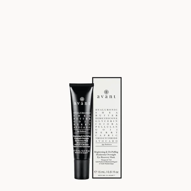 Avant Skincare Brightening and De-Puffing Hyaluronic Overnight Eye Recovery Mask 15ml