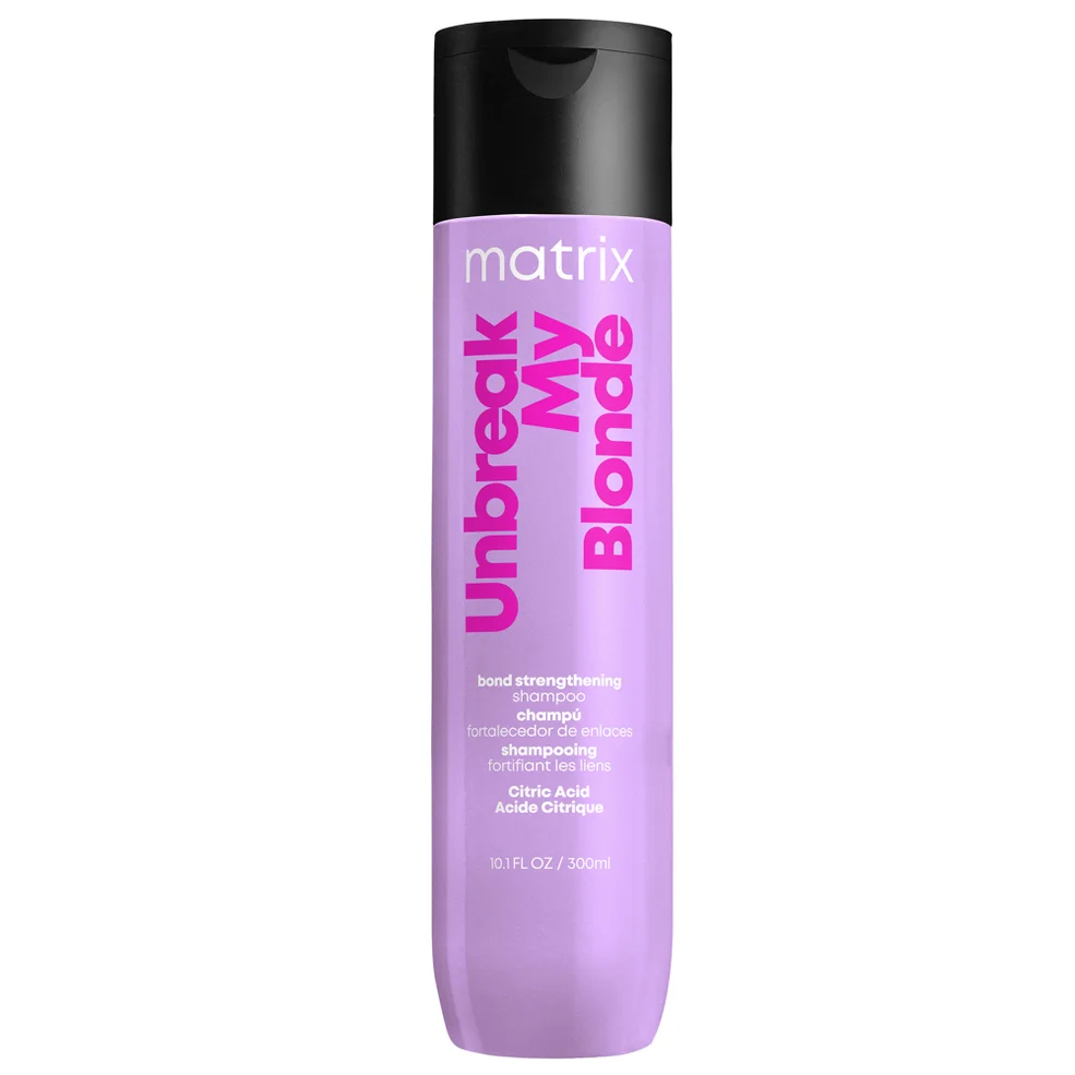 Matrix Total Results Unbreak My Blonde Strengthening Shampoo for Chemically Over-Processed Hair 300ml Image 1