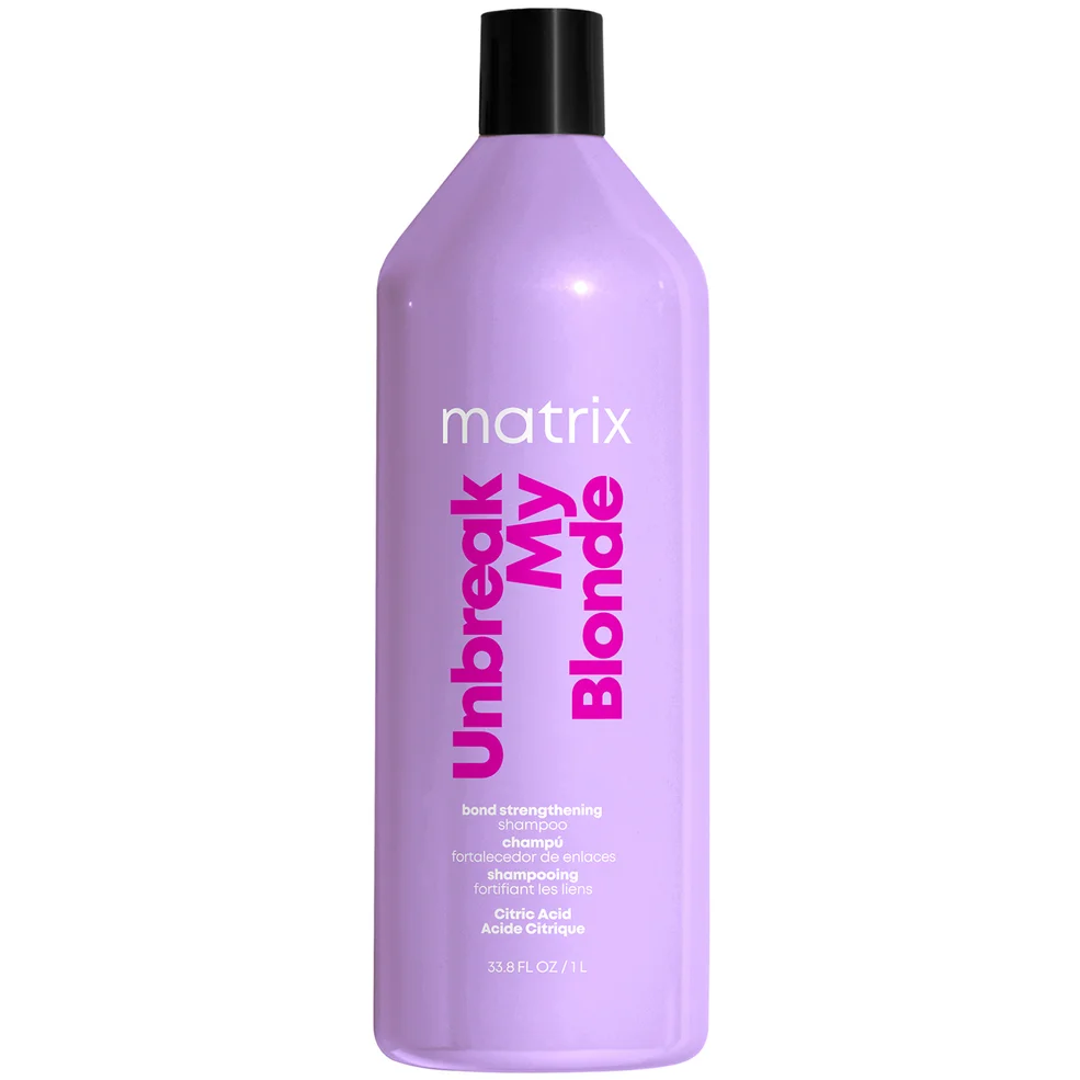 Matrix Total Results Unbreak My Blonde Strengthening Shampoo for Chemically Over-Processed Hair 1000ml Image 1