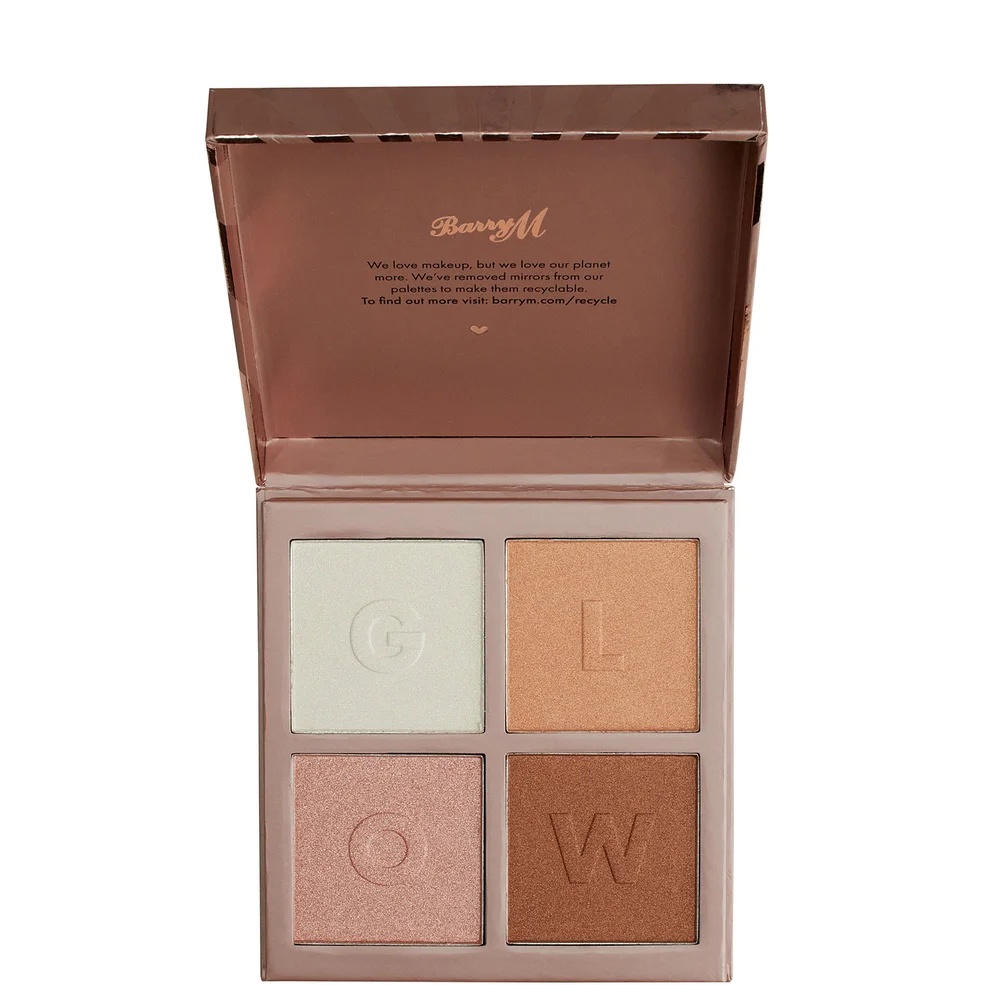 Barry M Cosmetics Glow Beam Illuminating Palette 16g Image 1