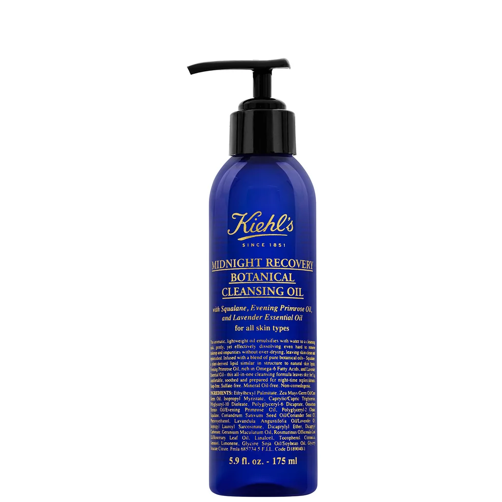 Kiehl's Midnight Recovery Botanical Cleansing Oil - 175ml Image 1