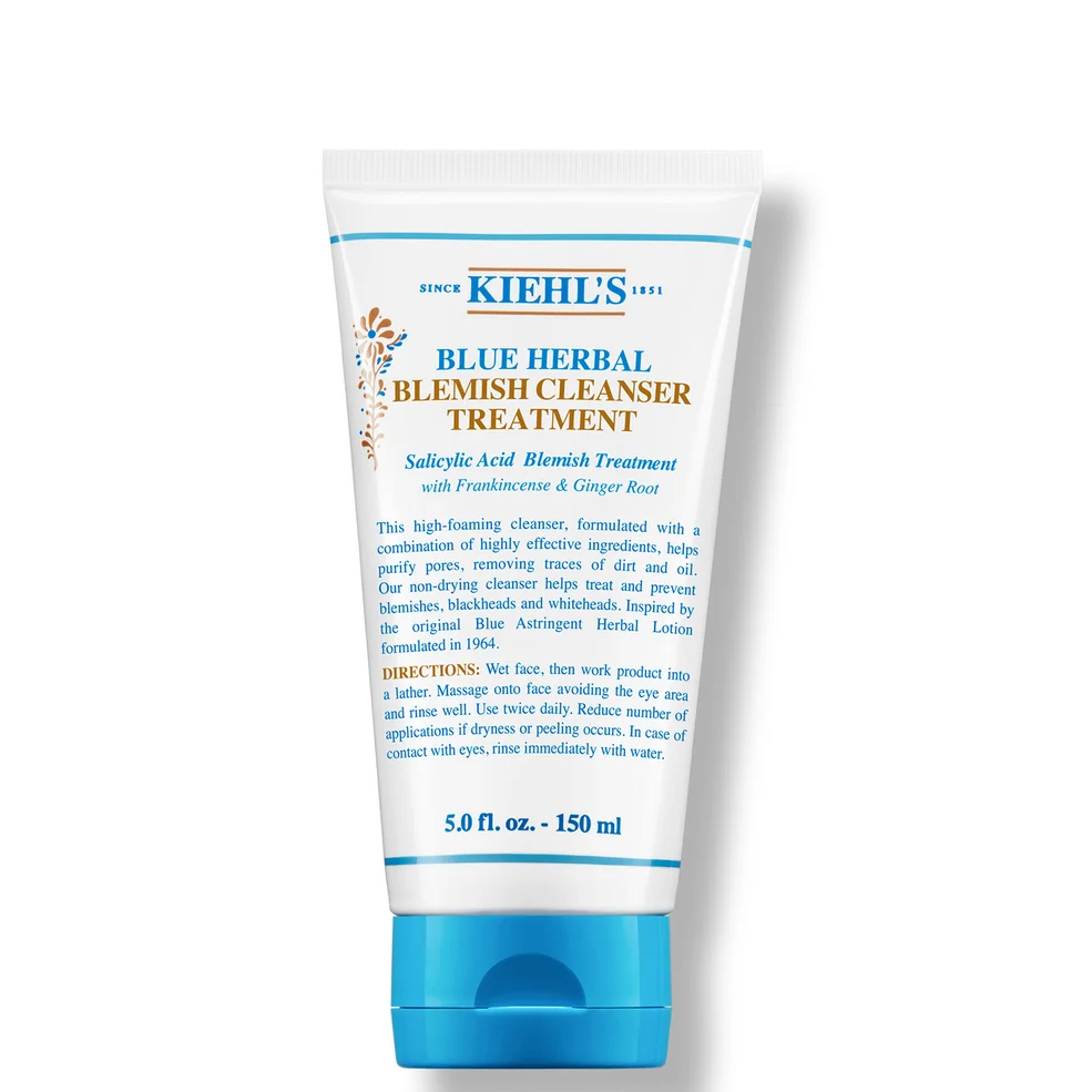 Kiehl's Blue Herbal Blemish Cleanser Treatment 150ml Image 1