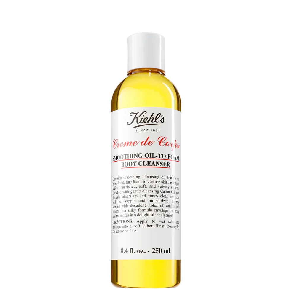 Kiehl's Crème de Corps Smoothing Oil to Foam Body Cleanser 250ml Image 1