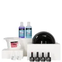 Mylee Black Convex Curing Lamp Kit with Gel Nail Polish Essentials Set (Worth £115.00)