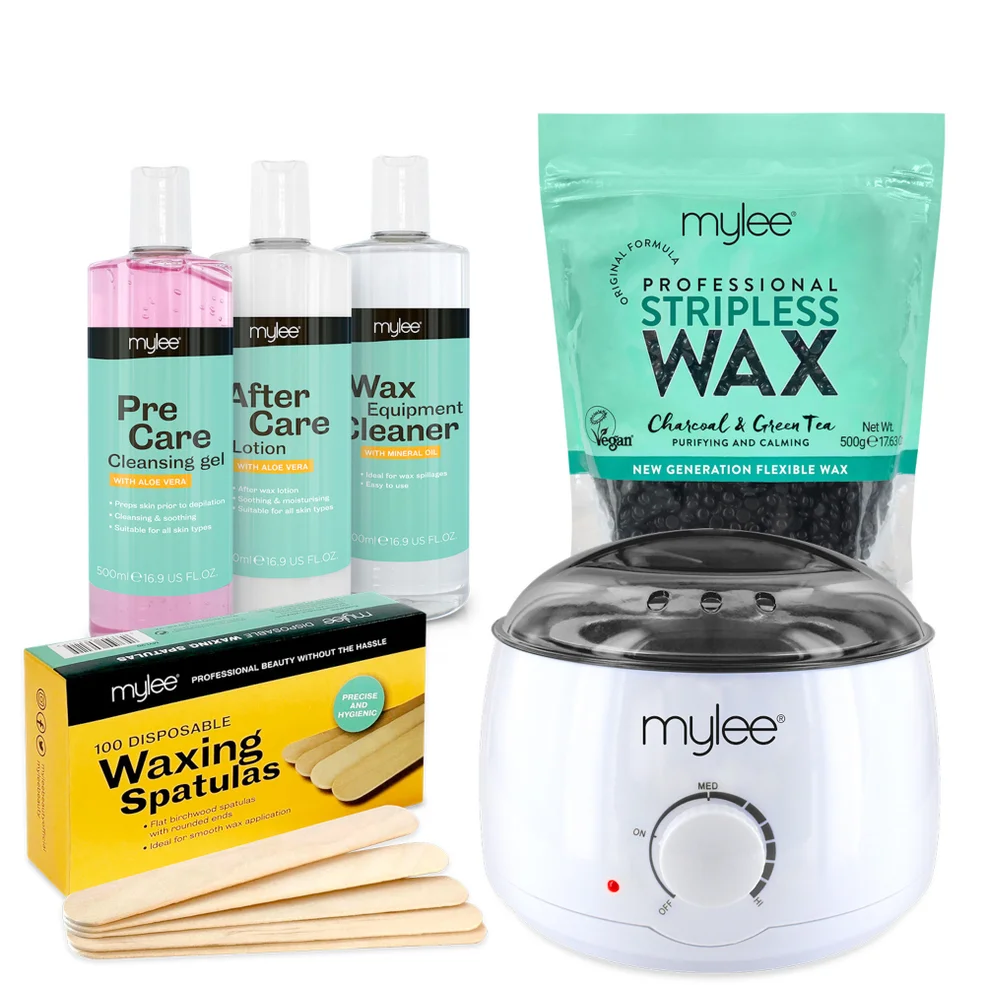 Mylee Charcoal and Green Tea Stripless Wax Kit (Worth £62.50) Image 1