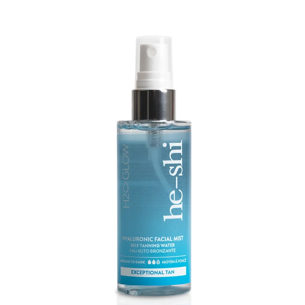 He-Shi H2O Glow Hyaluronic Tan Facial Mist 100ml Image 1