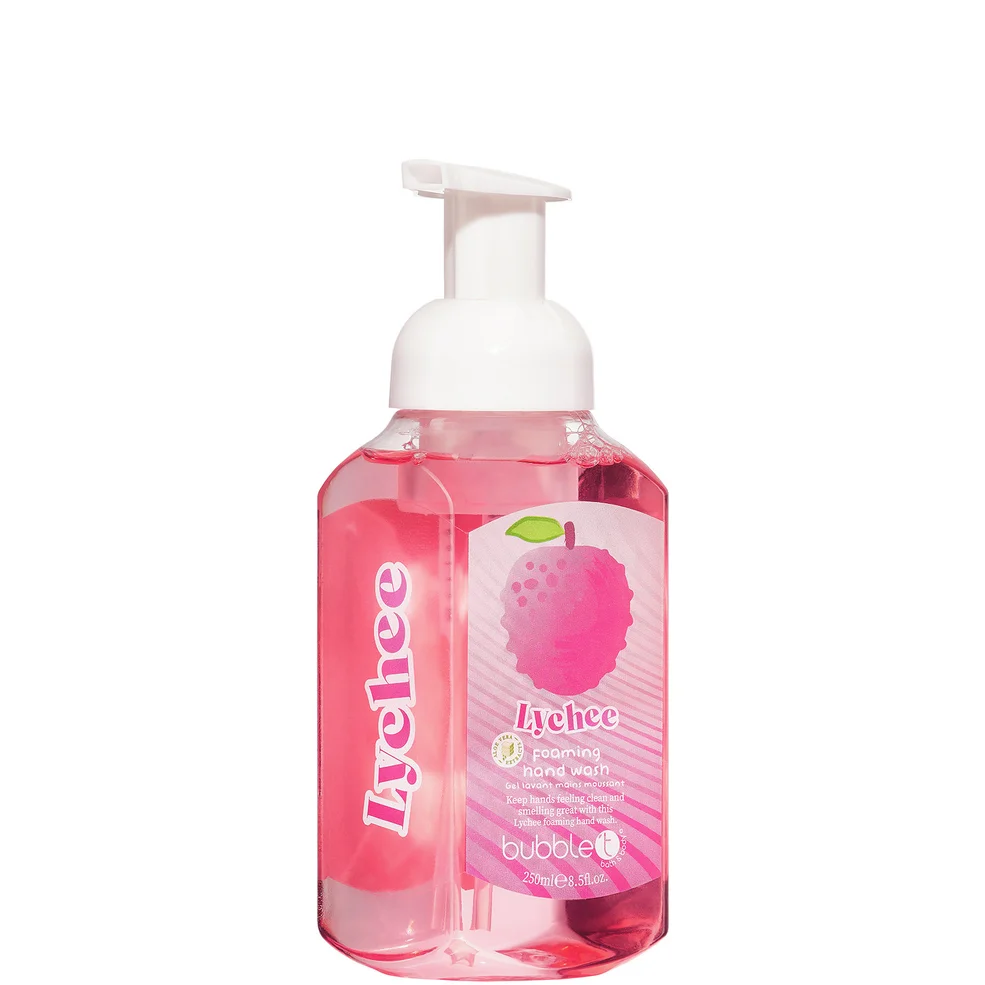 Bubble T Foaming Hand Wash - Lychee 250ml Image 1