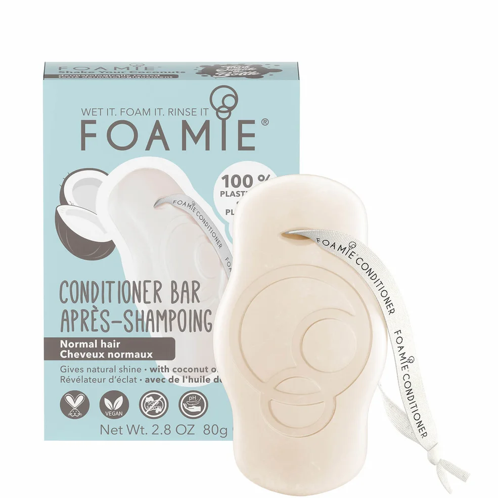 FOAMIE Conditioner Bar - Coconut for Normal Hair Image 1