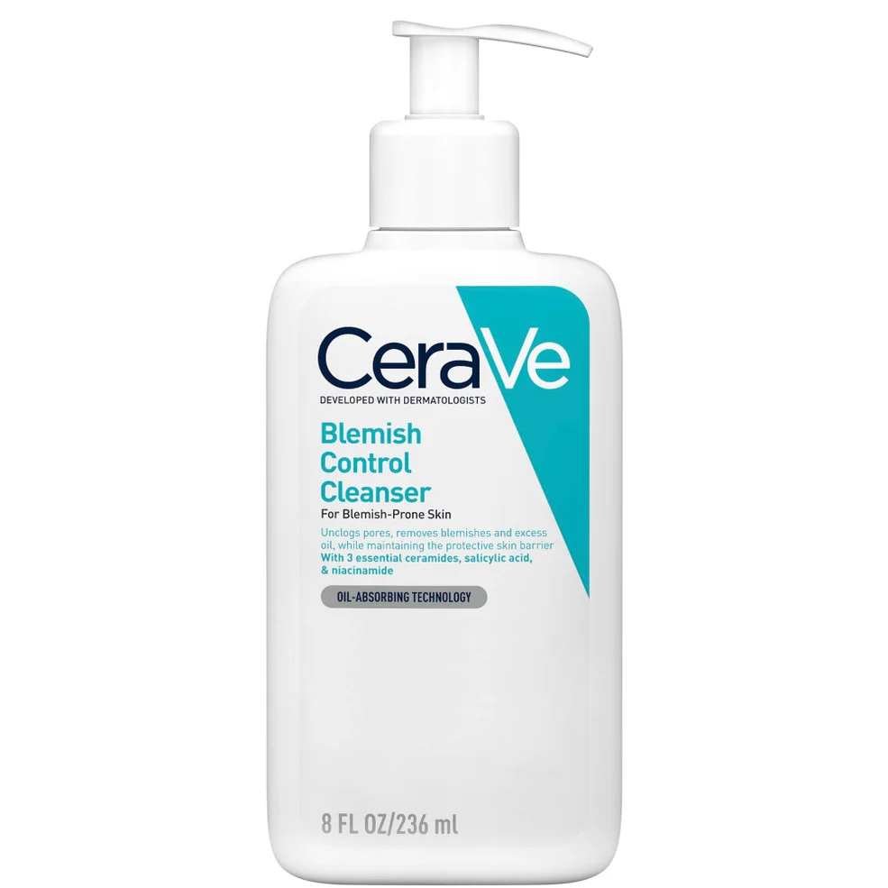 CeraVe Blemish Control Face Cleanser with 2% Salicylic Acid & Niacinamide for Blemish-Prone Skin 236ml Image 1