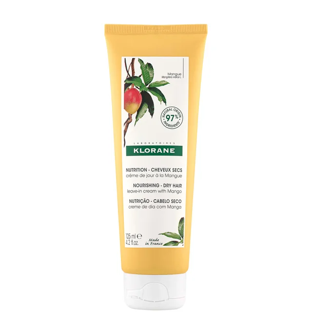 KLORANE Nourishing Leave-In Cream with Mango for Dry Hair 125ml