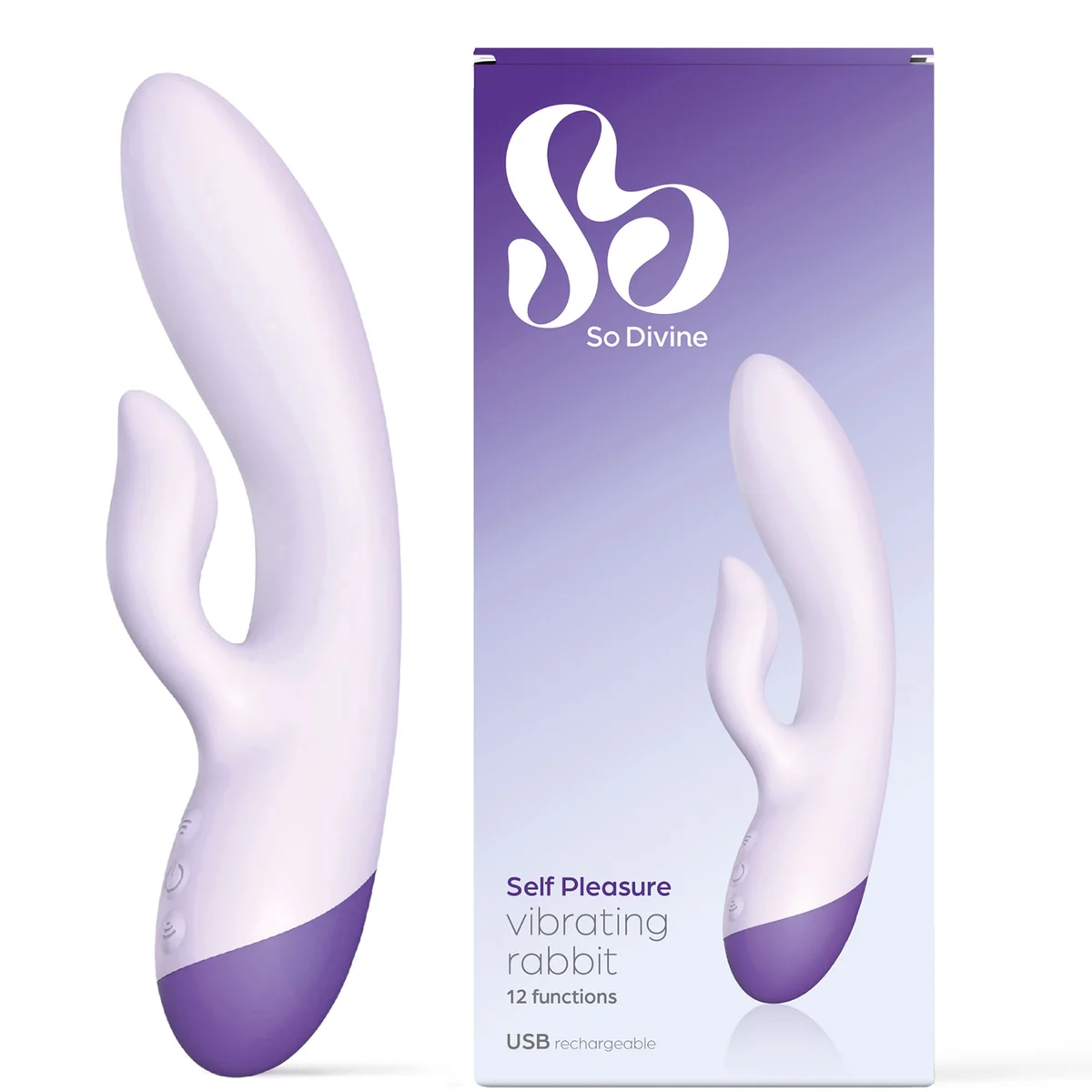So Divine Self Pleasure Rechargeable Rabbit Vibrator | LOOKFANTASTIC So Divine Self Pleasure Rechargeable Rabbit Vibrator | LOOKFANTASTIC