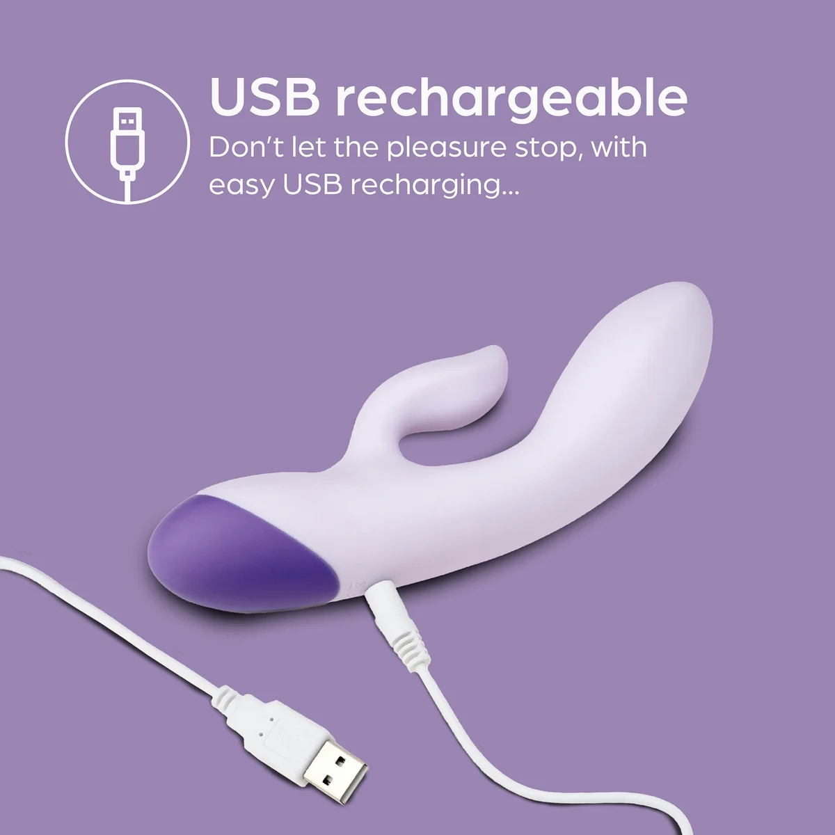 So Divine Self Pleasure Rechargeable Rabbit Vibrator | LOOKFANTASTIC So Divine Self Pleasure Rechargeable Rabbit Vibrator | LOOKFANTASTIC