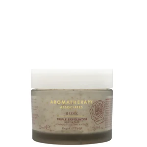 Aromatherapy Associates Rose Triple Exfoliator 50ml - undefined undefined