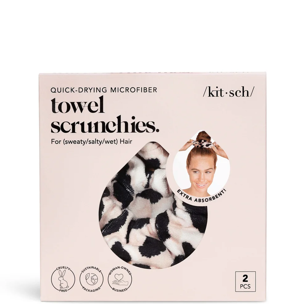 Kitsch Microfiber Towel Scrunchies (Various Colours) Image 1