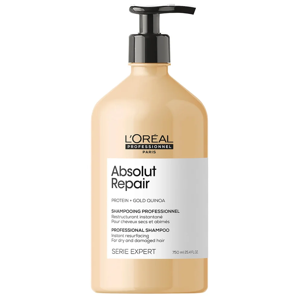 L'Oréal Professionnel Repairing Hair Shampoo For Damaged And Dry Hair, With Quinoa, Expert Series, Absolut Repair Shampoo, 500 Ml