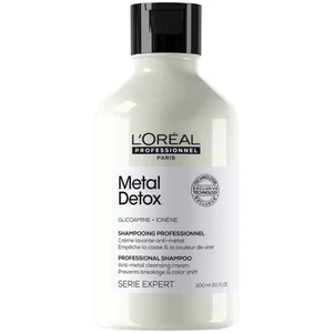 L'Oréal Professionnel Metal Detox Sulphate Free Shampoo 300ml for breakage & colour protection against hard water - Size 300ml