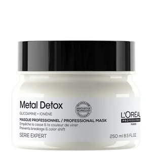 L'Oréal Professionnel Metal Detox Nourishing Hair Mask 250ml for breakage & colour protection against hard water - Size 250ml