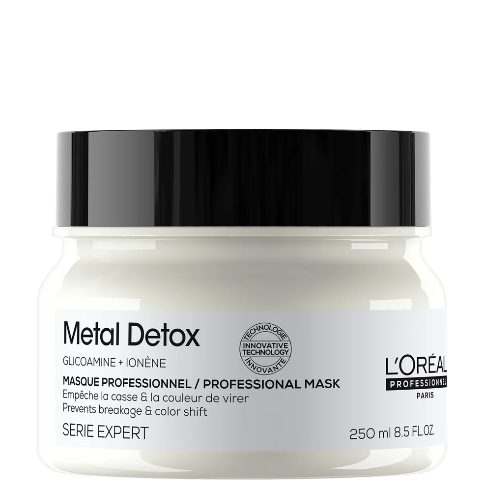 L'Oréal Professionnel Metal Detox Nourishing Hair Mask 250ml for breakage & colour protection against hard water Image 1