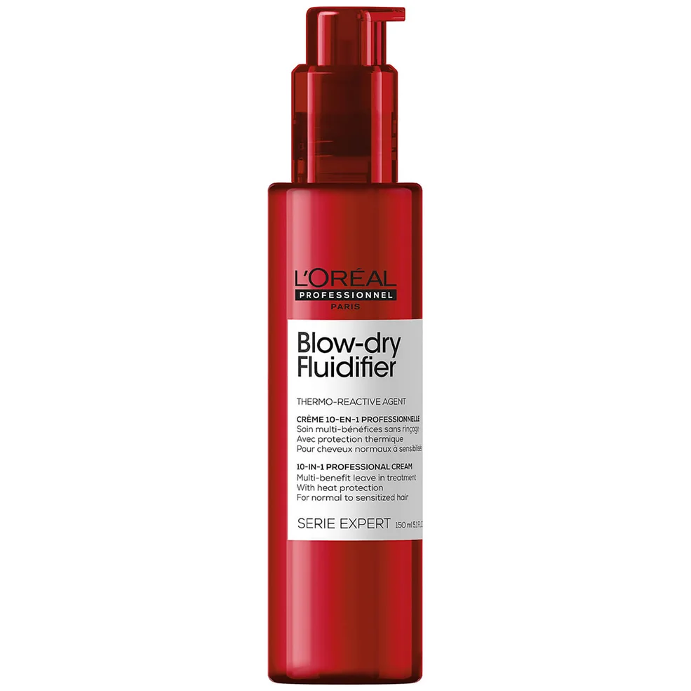 L'Oréal Professionnel Serie Expert Blow-Dry Fluidifier Multi-Benefit Blow Dry Cream with Heat Protection 150ml Image 1