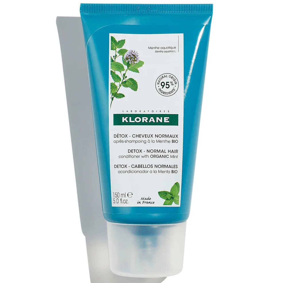 KLORANE Detox Conditioner with Organic Aquatic Mint for Pollution-Exposed Hair 150ml Image 1